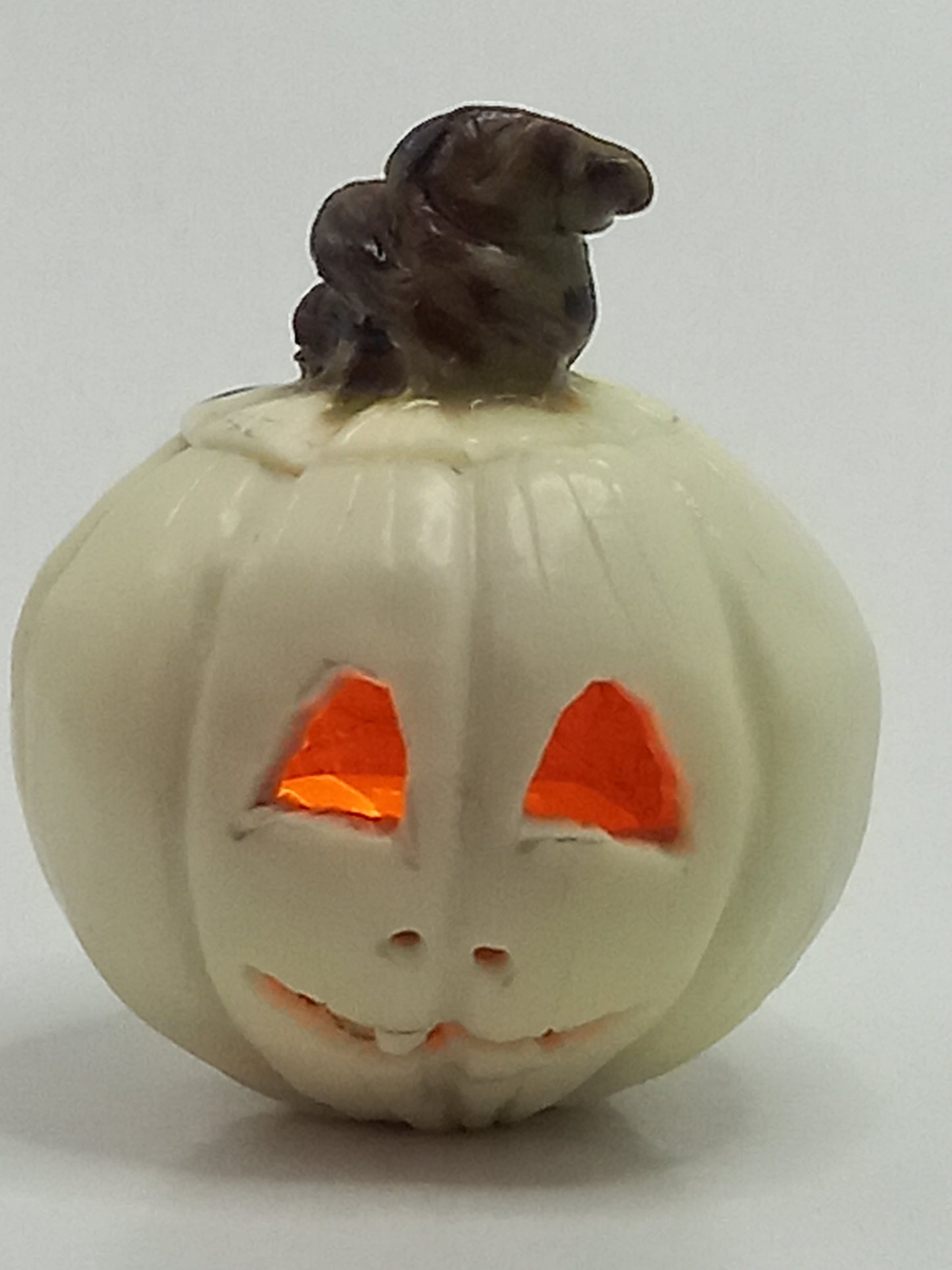 Seasonal polymer clay palm size Jack o'lanterns