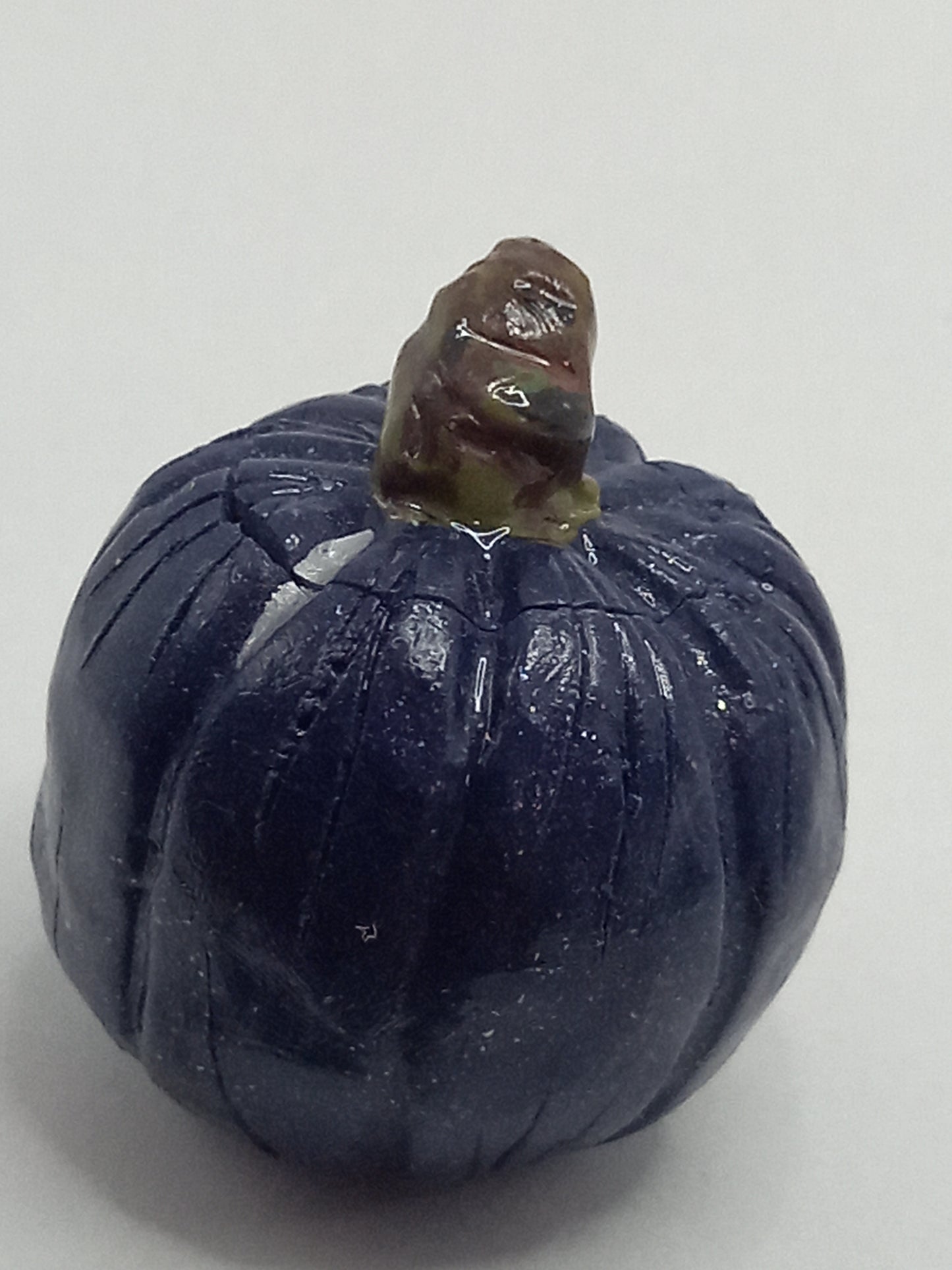 Seasonal polymer clay palm size Jack o'lanterns